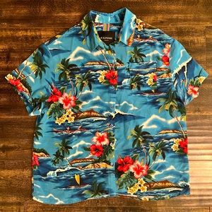 Le Superbe Hawaiian Print Shirt